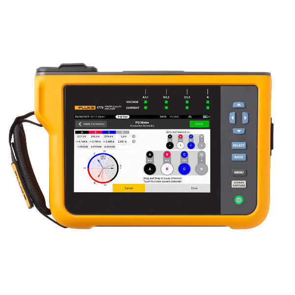 FLUKE 1775 ThreePhase Power Quality Analyser