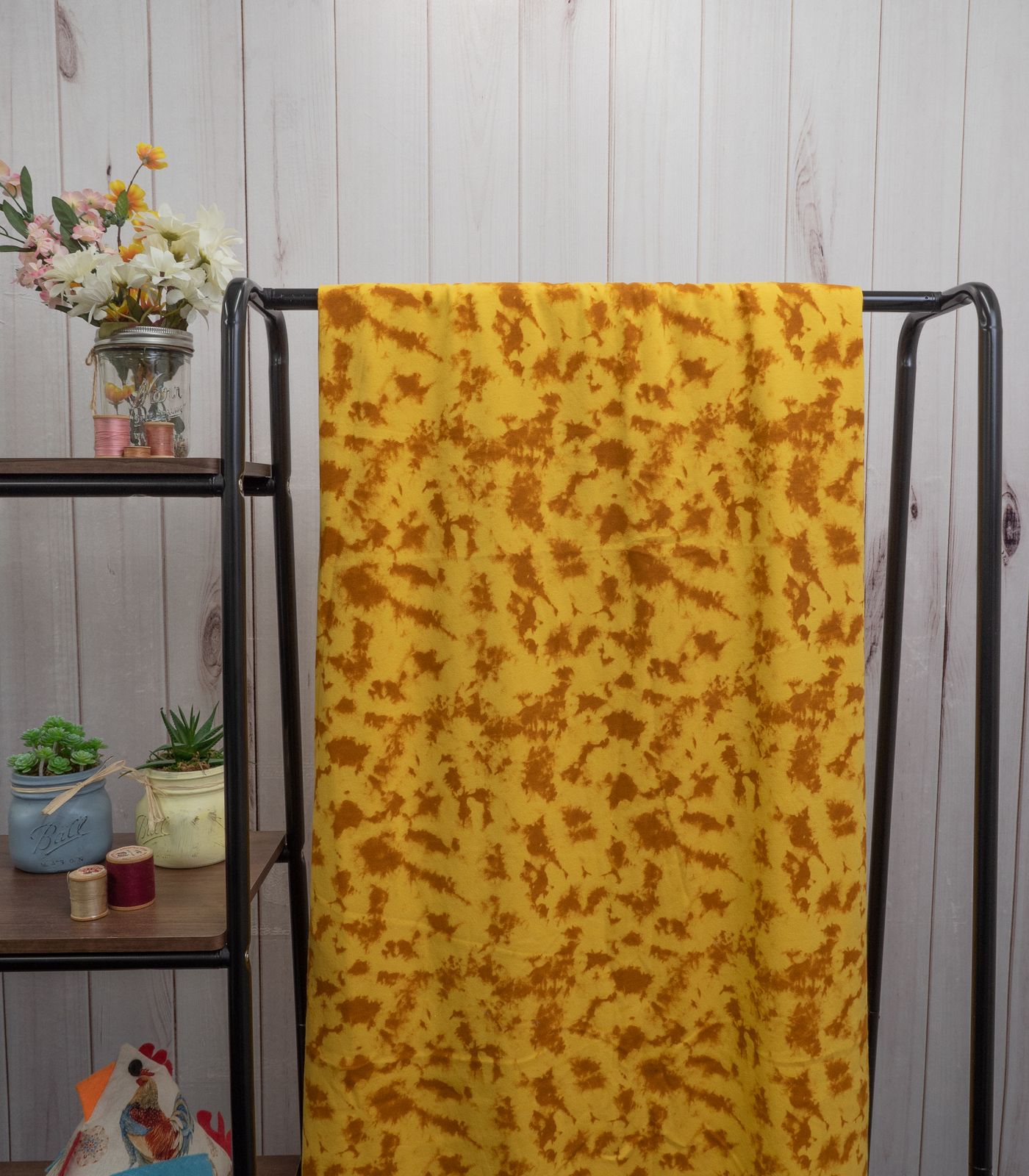 Mustard/Yellow TieDye French Terry Olga's Closet