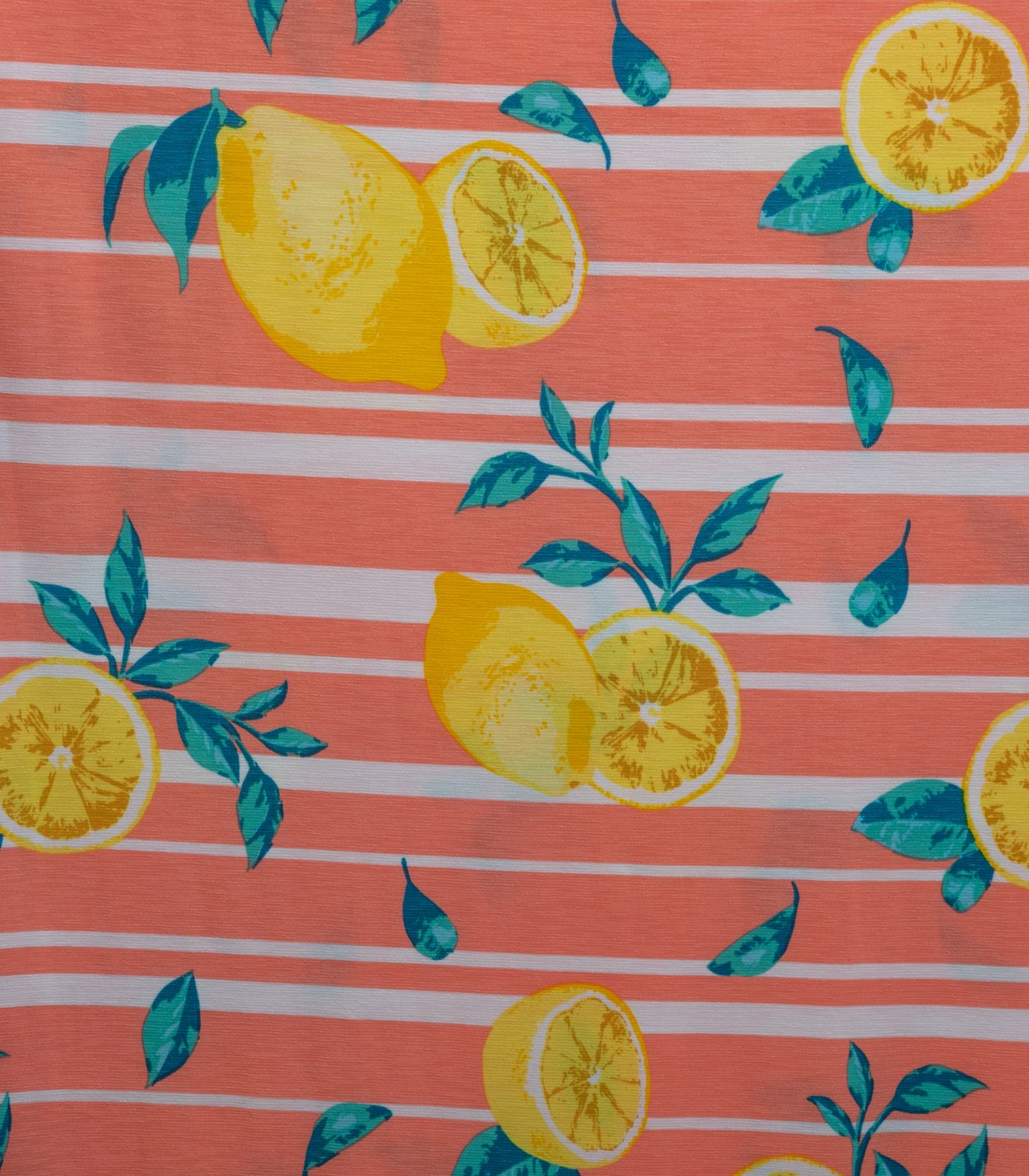 Coral/Yellow/Teal Striped/Lemons ITY Olga's Closet