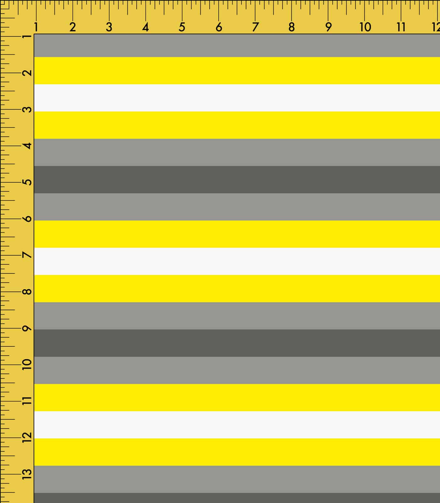Grey/Yellow/White Demigender Pride Flag Exclusive Print Olga's Closet