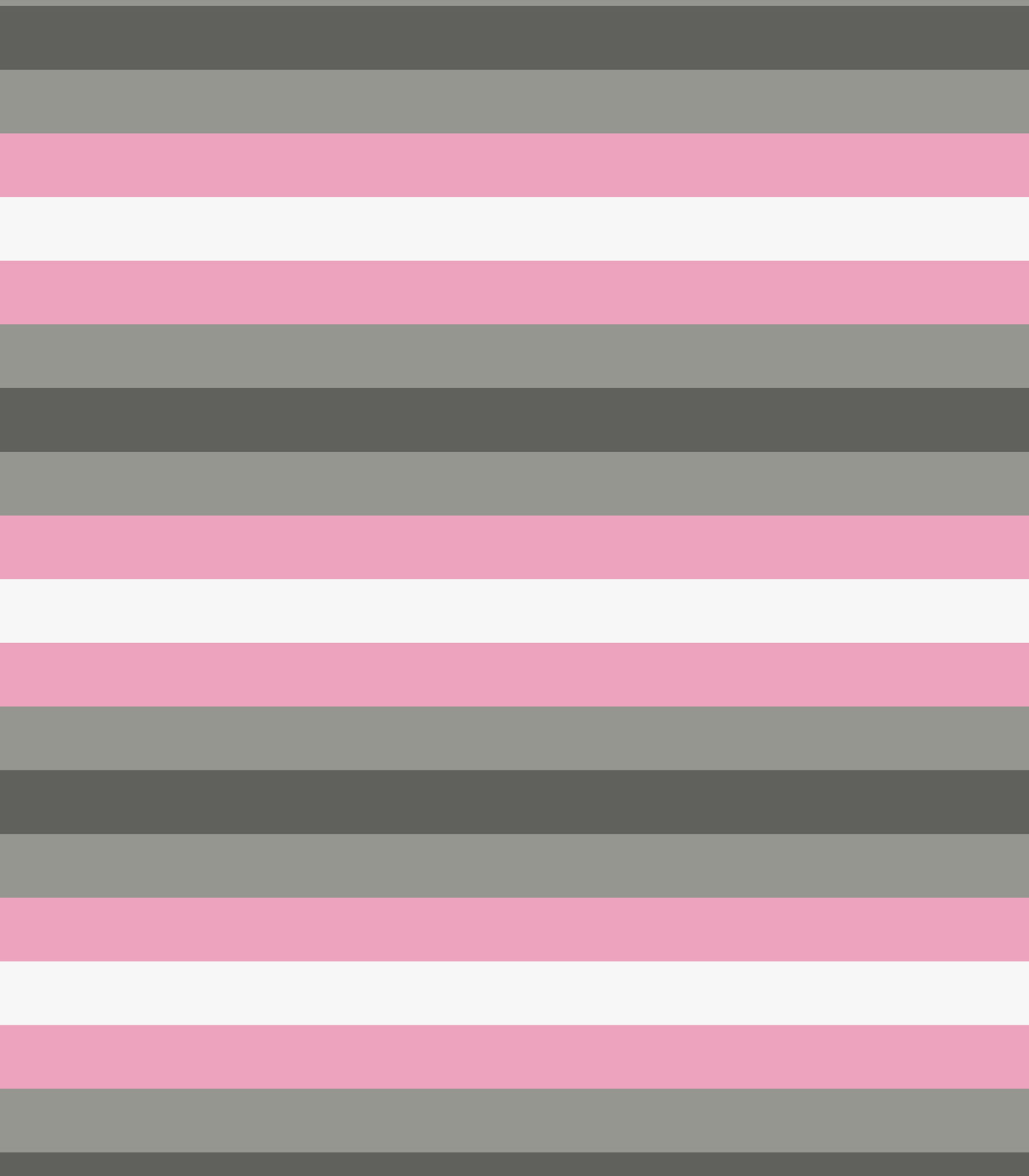 Grey/Pink/White Demigirl Pride Flag Exclusive Print Olga's Closet