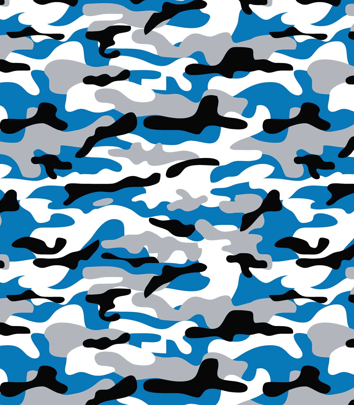 Blue/White/Silver Camo Exclusive Print Olga's Closet