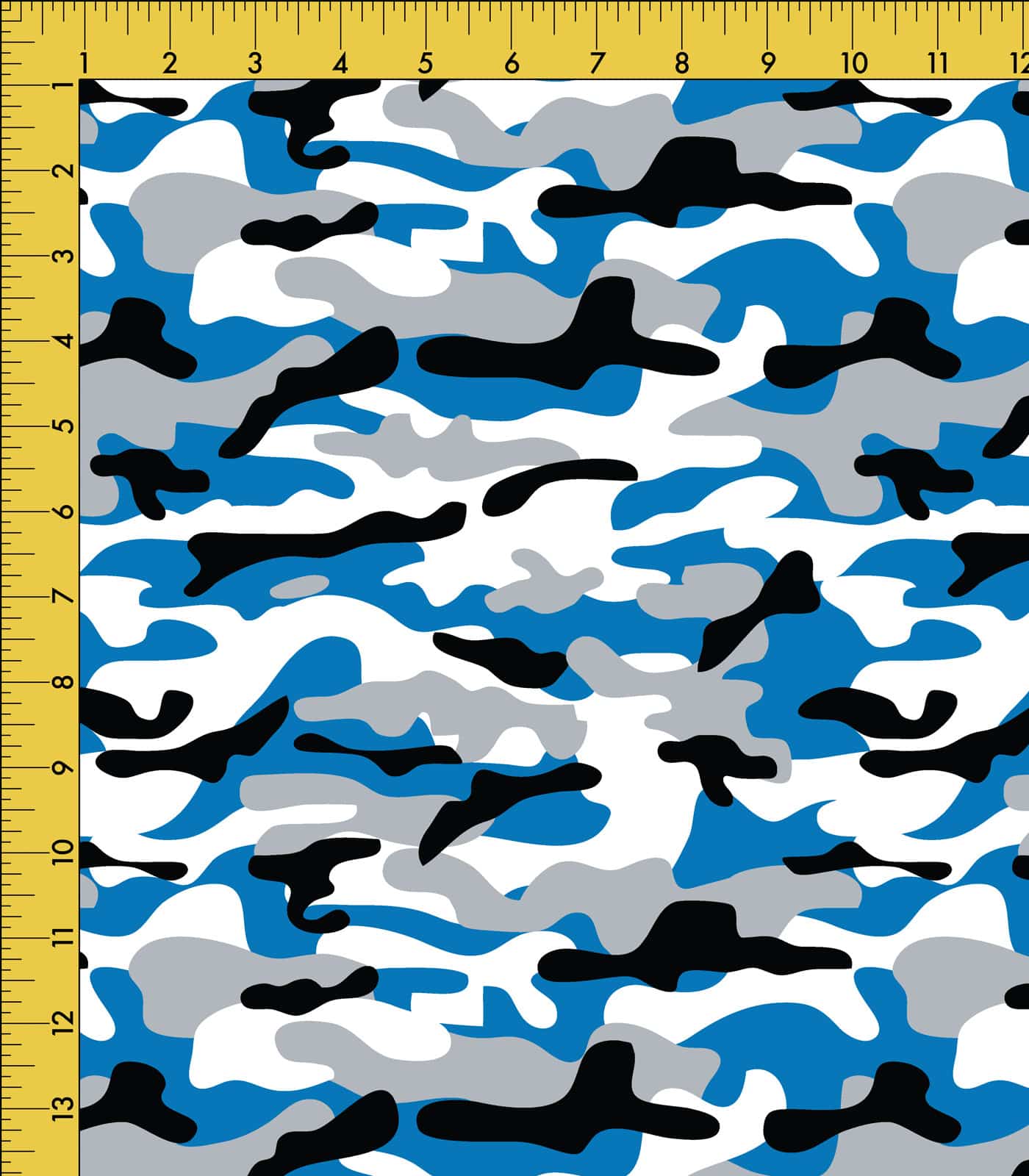 Blue/White/Silver Camo Exclusive Print Olga's Closet