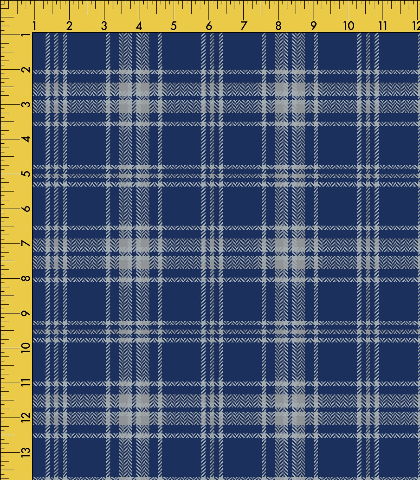 Blue/Grey Tartan/Plaid Exclusive Print Olga's Closet