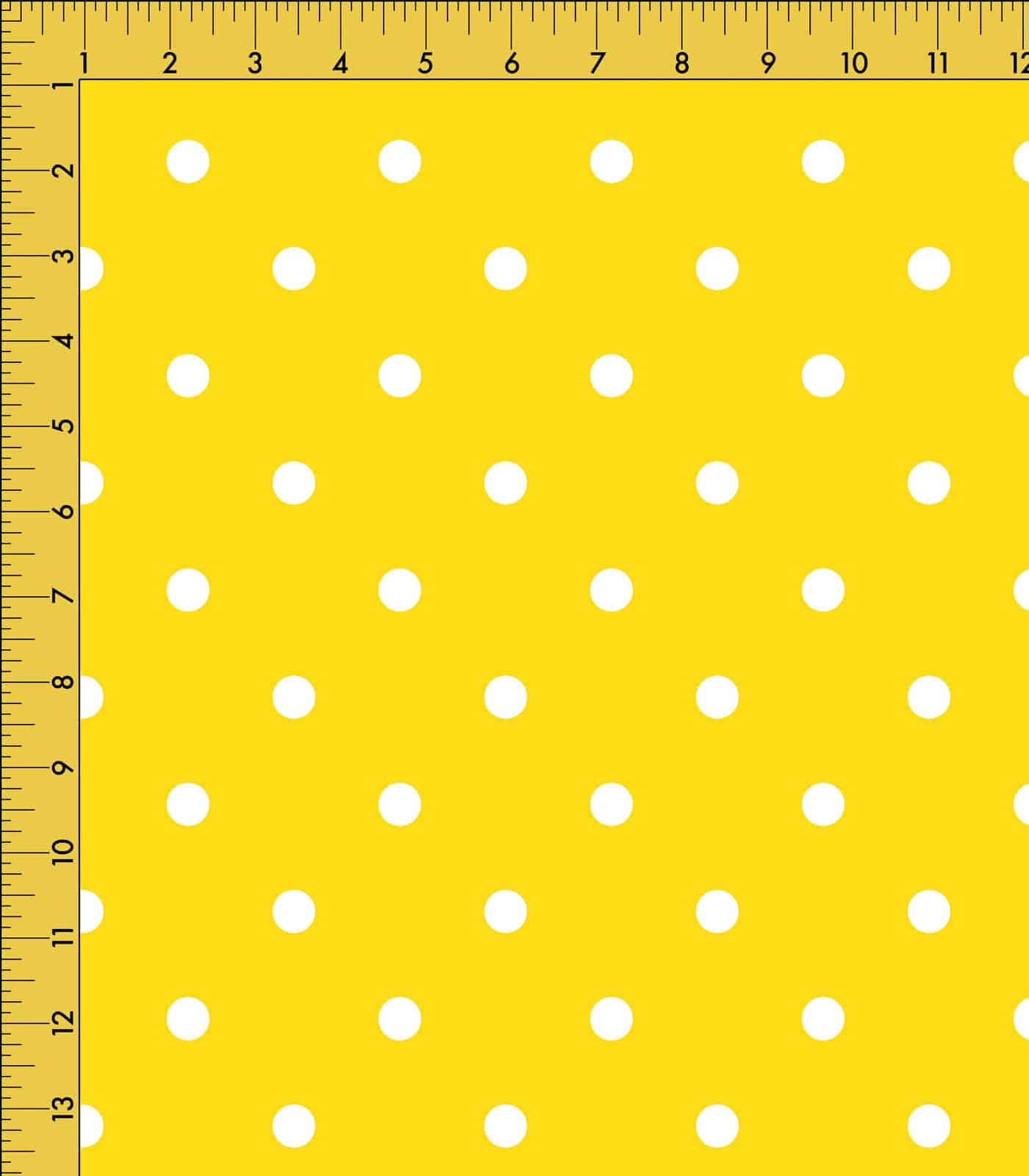 Yellow/White Polka Dot Exclusive Print Olga's Closet