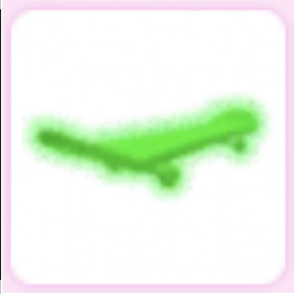 Jual Neon Green Skateboard Adopt Me Vehicle dari EC storee itemku