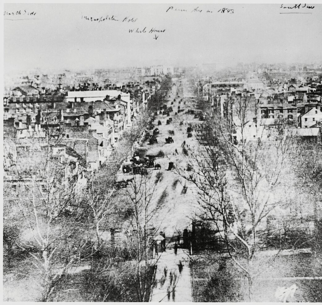 Pennsylvania Avenue looking northwest White House Historical Association