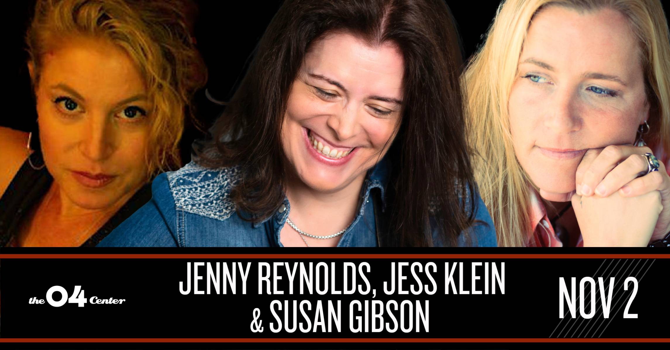 Jenny Reynolds, Susan Gibson & Jess Klein Tickets, Thursday, November 2