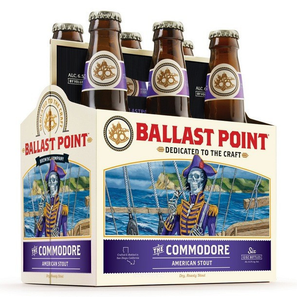 Ballast Point's Commodore American Stout Now Available in North