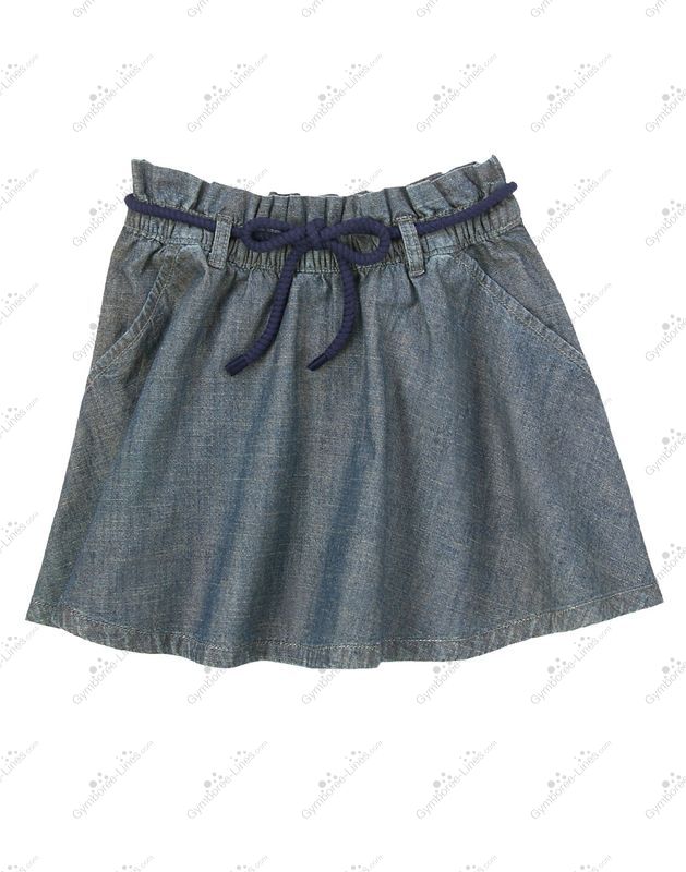 2014 Gymboree Rope Belt Chambray Skirt (Girl Kid Skirts & Skorts 65