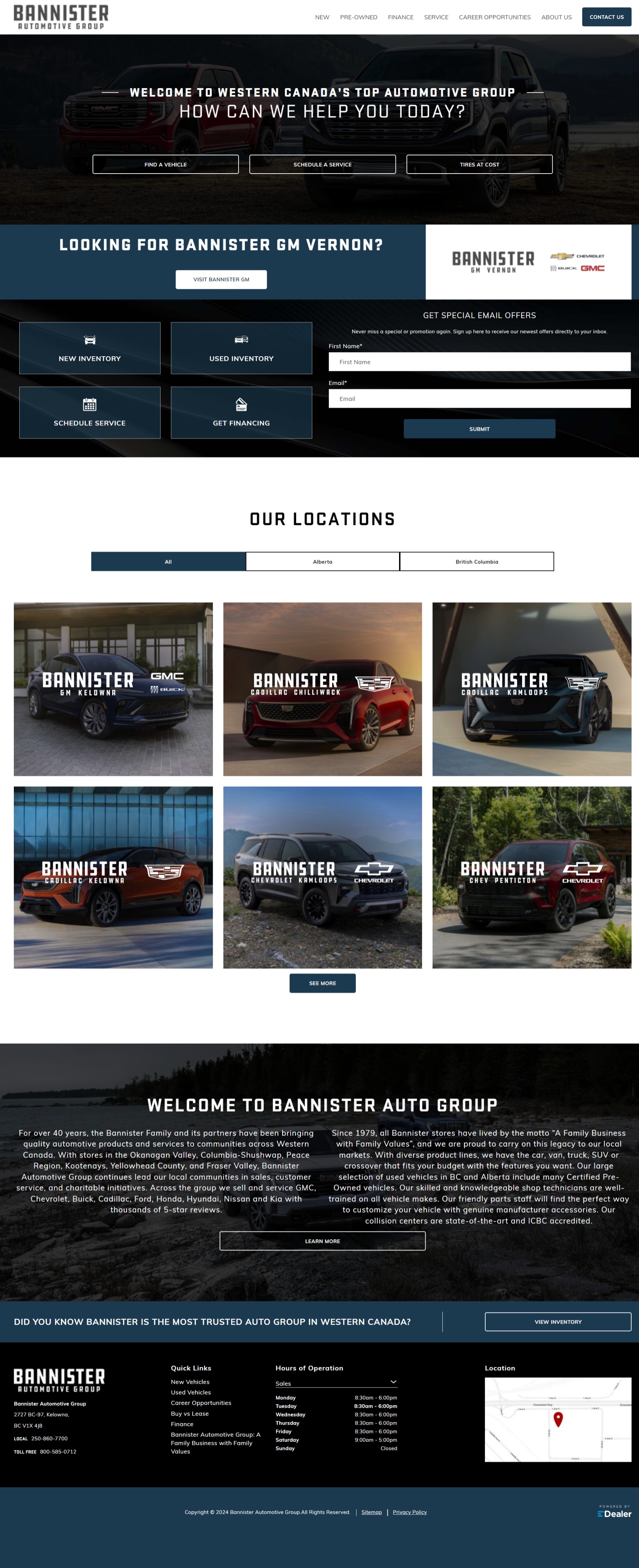 Bannister Automotive Group EDealer