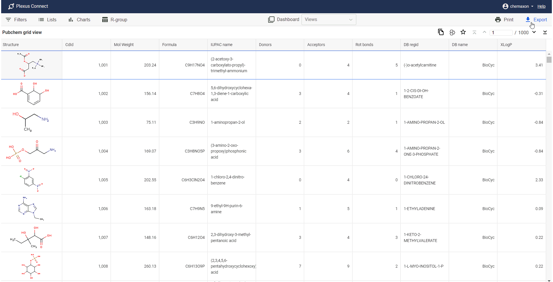 Plexus Connect Quick Start Guide Chemaxon Docs