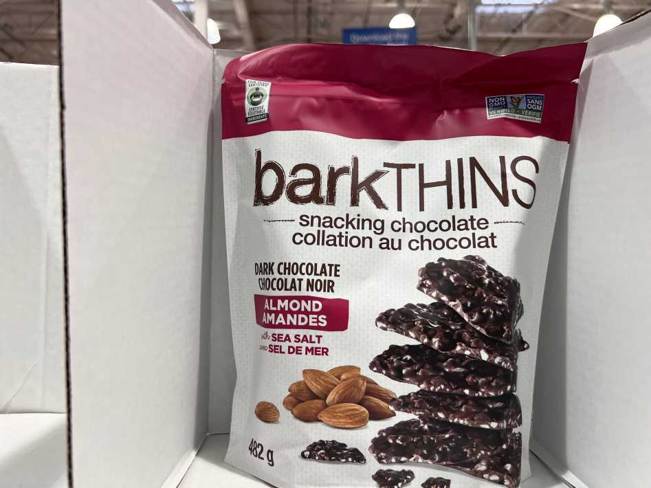 BARK THINS DARK CHOCOLATE ALMOND 482g at Costco Warden Ave Toronto
