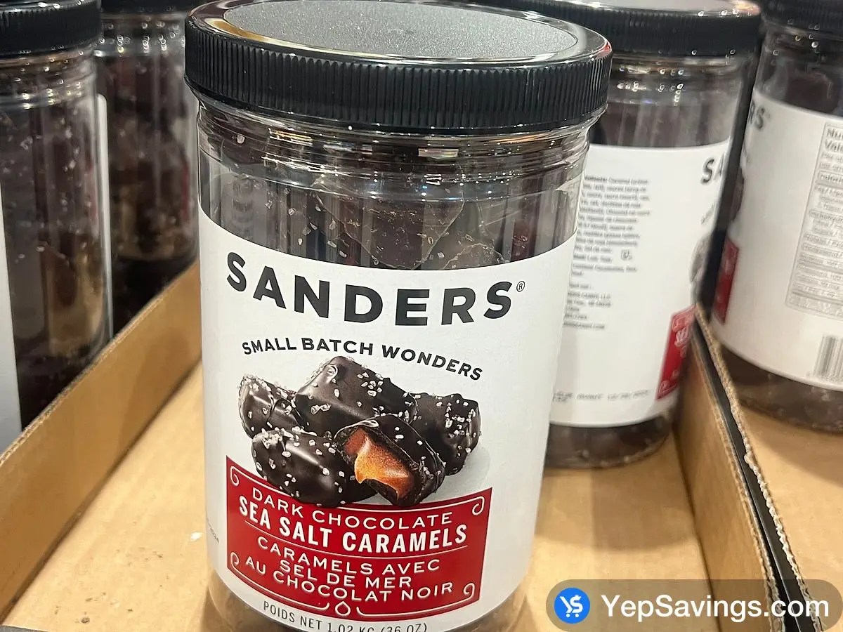 SANDERS SEA SALT CARAMEL TUB 1.02kg at Costco South Saskatoon
