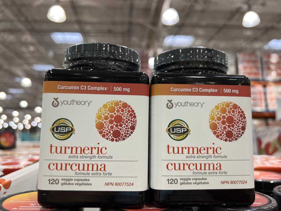 YOUTHEORY TURMERIC ES 120 VEGGIE CAPSULES at Costco 3180 Laird Rd Mississauga & Oakville