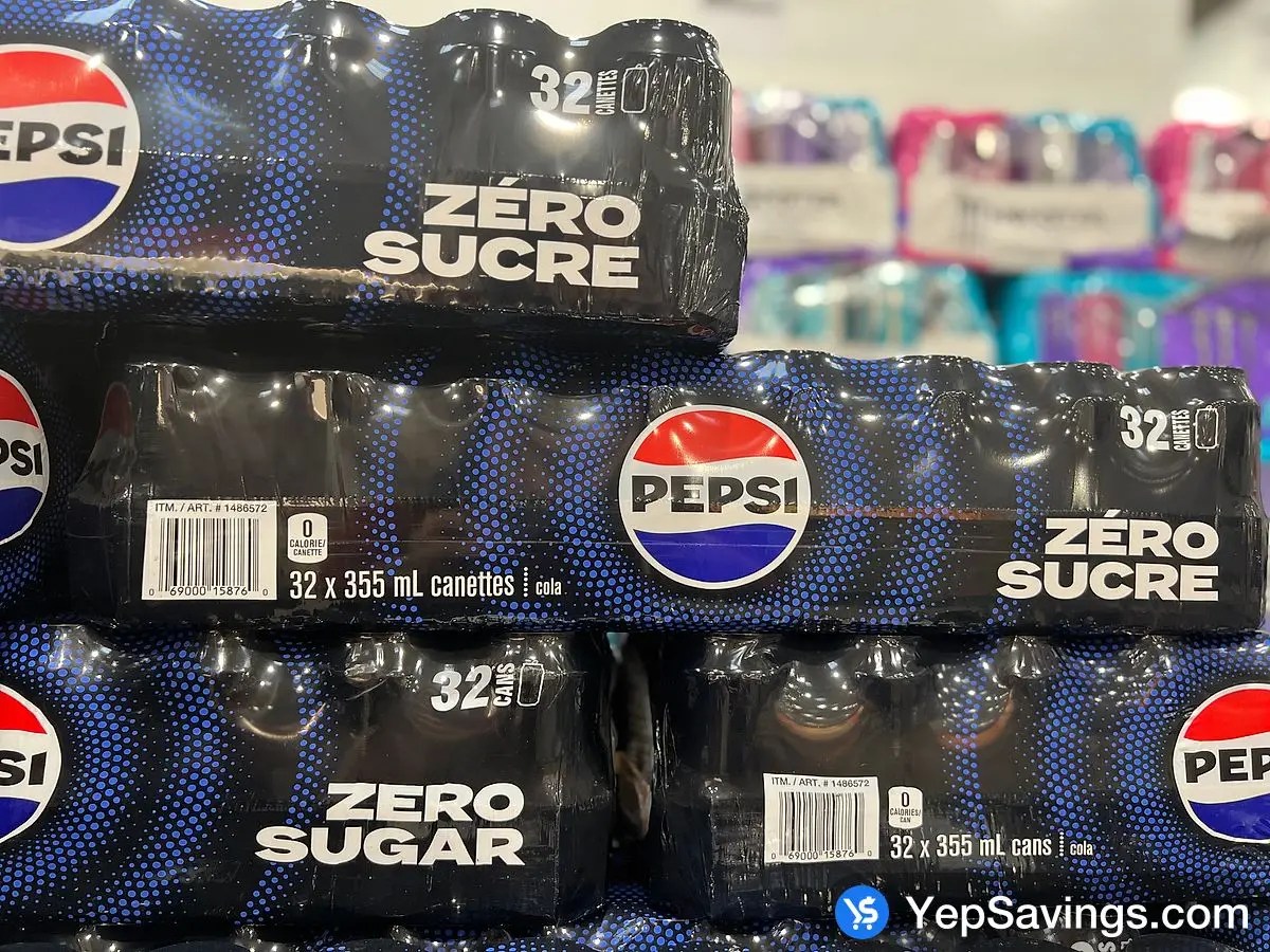 PEPSI ZERO 32 x 355mL at Costco 3180 Laird Rd Mississauga & Oakville