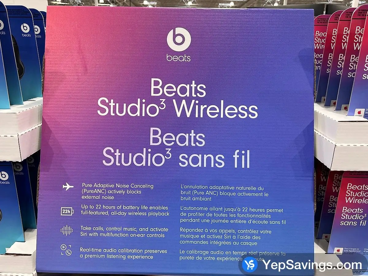BEATS STUDIO 3 WIRELESS HEADPHONES BLACK at Costco South Saskatoon
