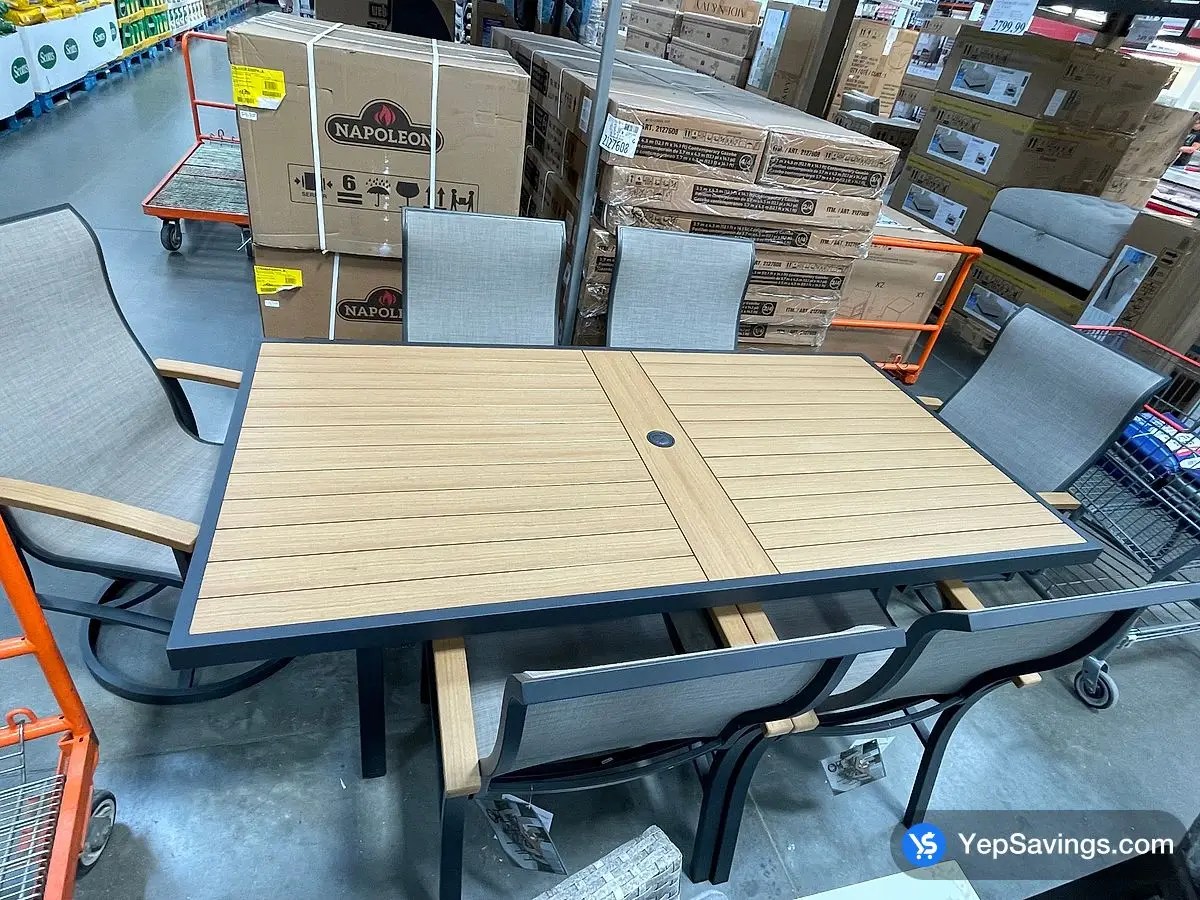 SUNVILLA 7 PIECE DINING 2 BOXES at Costco South Saskatoon