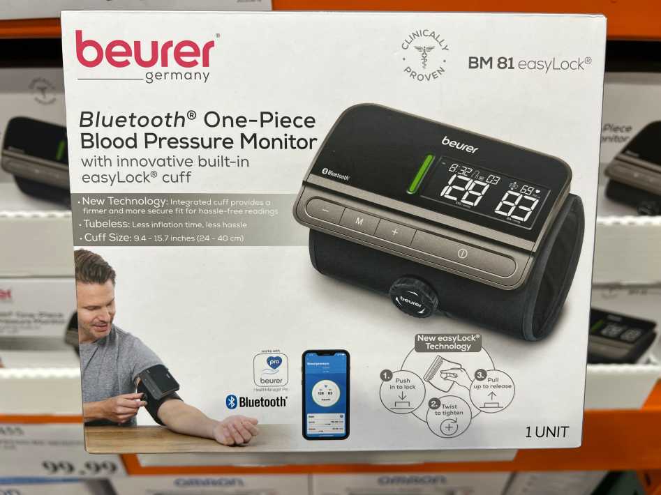 BEURER BLOOD PRESSURE MONITOR Upper Arm Model BM81 at Costco 91 St NW