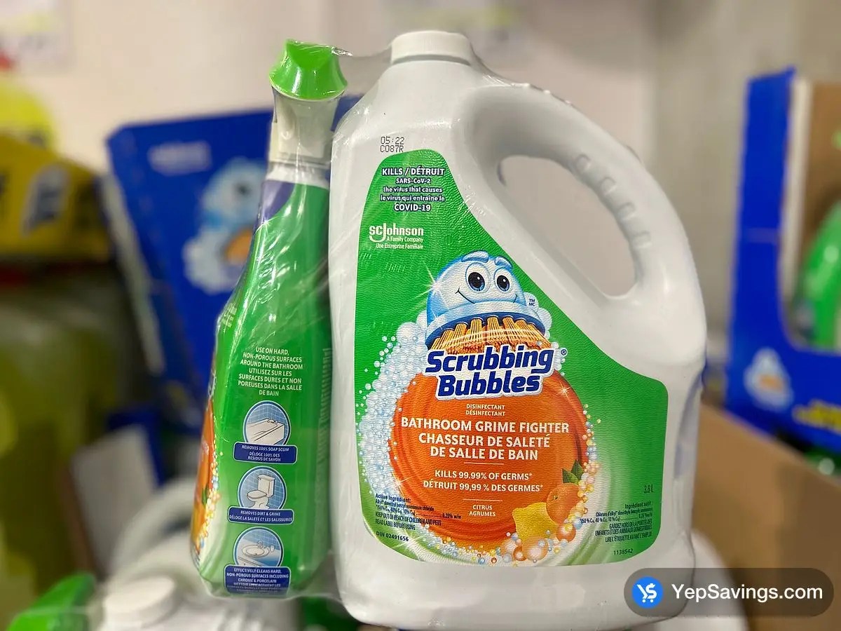 SCRUBBING BUBBLES BATHROOM CLEANER 3.8L + 946mL at Costco 91 St NW Edmonton