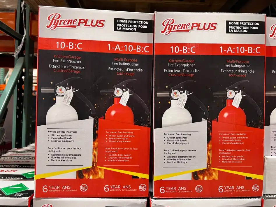 PYRENE PLUS FIRE EXTINGUISHER PACK OF 2 at Costco McGillivray Winnipeg