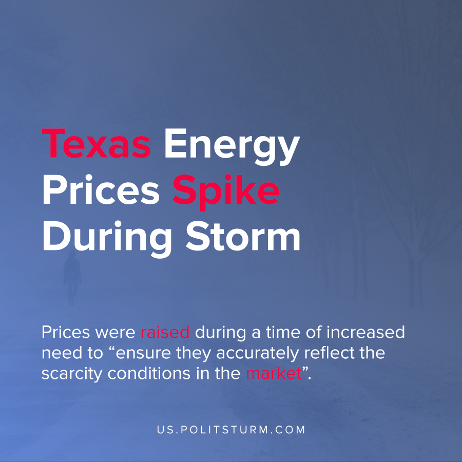 Texas Energy Prices Spike During Emergency