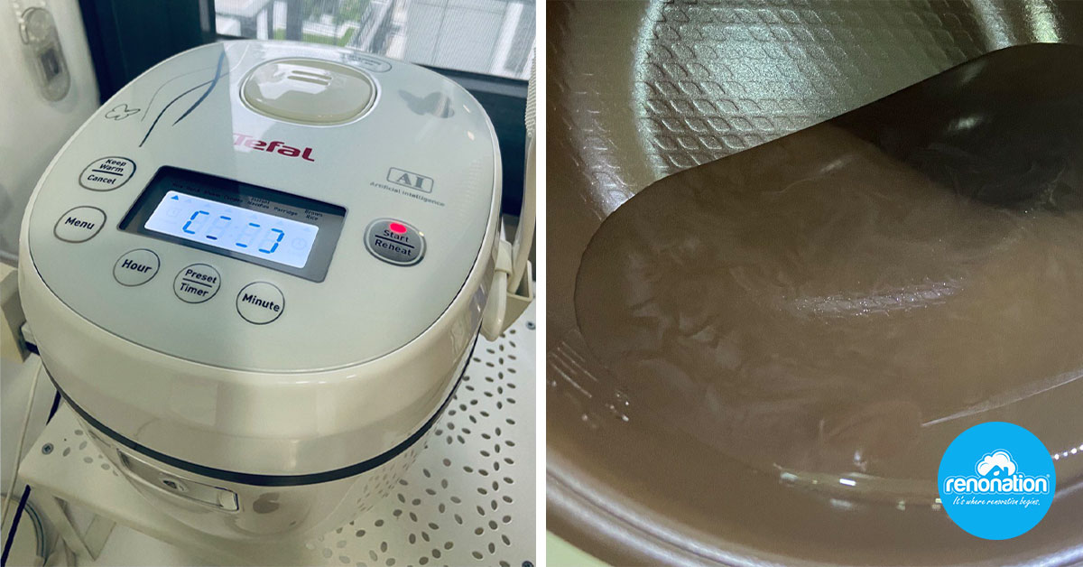 Tefal RK5001 Mini Ceramic Rice Cooker Review Renovation Singapore
