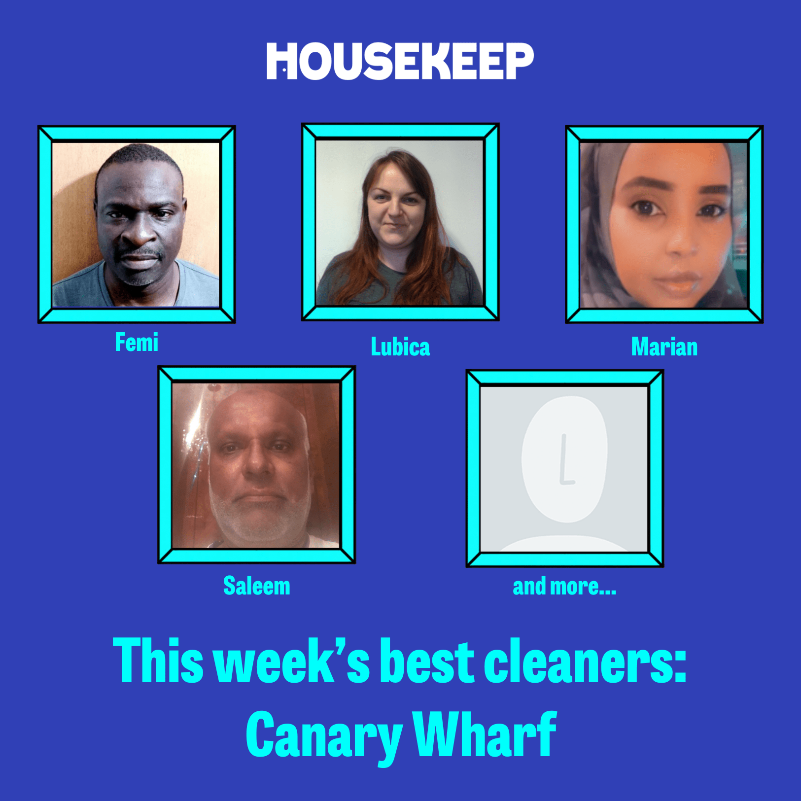 This week's best cleaners Canary Wharf