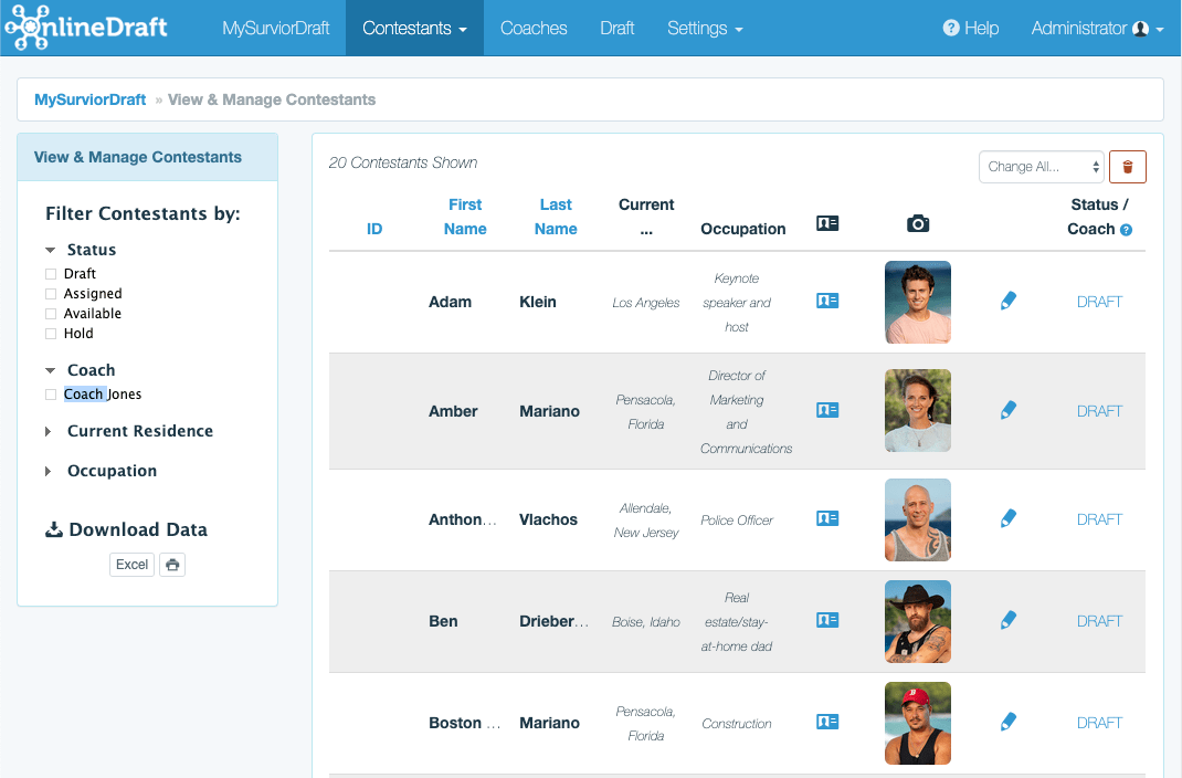 Draft Templates OnlineDraft