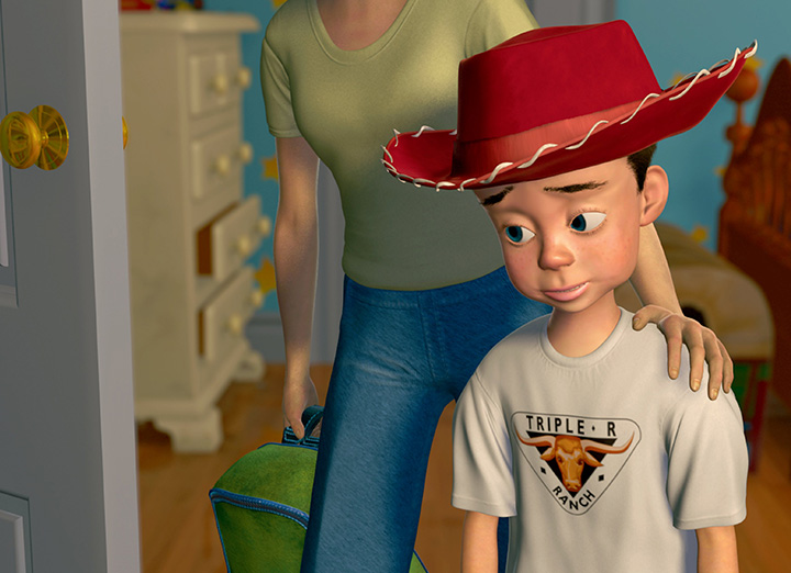 Characters Pixar Animation Toy Story Andy Davis D23