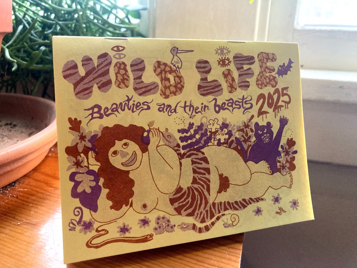 Flannery Cashill Wild Life Nudie Ladies 2025 Calendar Printed Matter