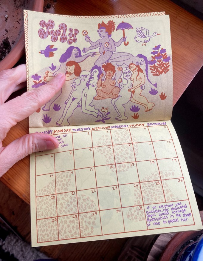 Flannery Cashill Wild Life Nudie Ladies 2025 Calendar Printed Matter