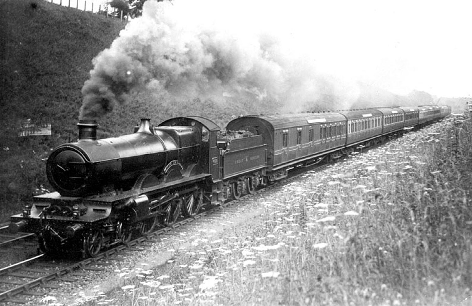 Hatton Bank. London to Birmingham train Our Warwickshire