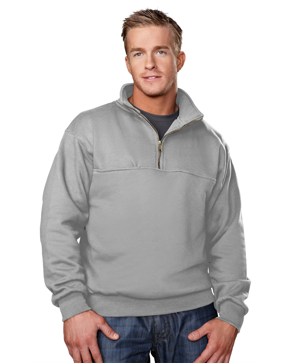 TriMountain Men's Cotton/Poly 1/4 Zip Firefighter'S Work Shirt eBay