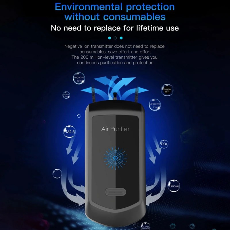 New Wearable Hanging Neck Air Purifier at Rs 2398.00 Room Air