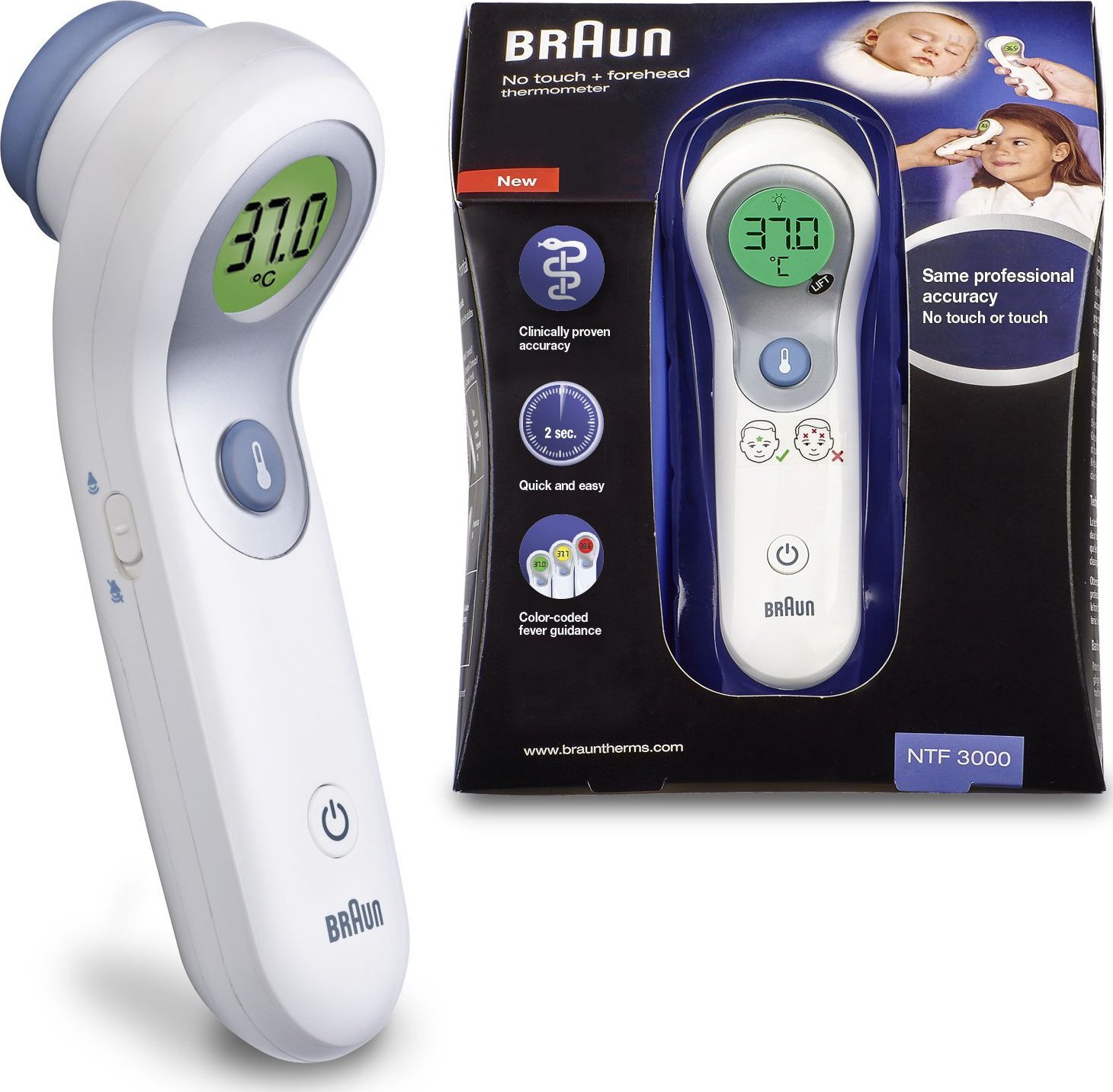 Foto Osobní teploměr Braun NTF3000 - Zboží