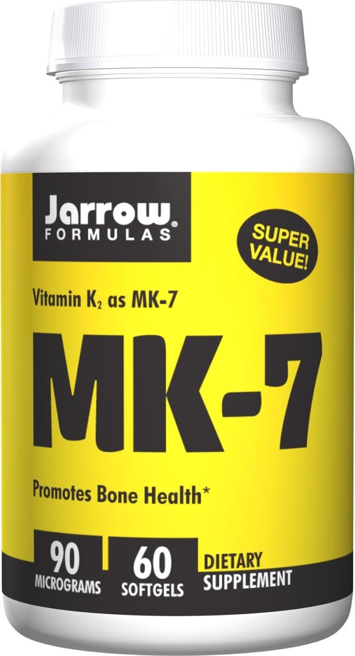 Jarrow Formulas Vitamin K2 as MK7 90 mcg 60 cps. od 599 Kč Zbozi.cz
