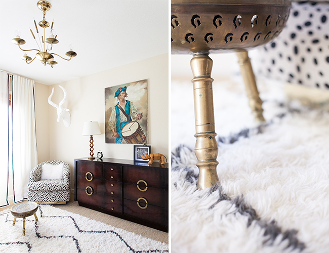 Modern Black, White, and Gold Nursery Inspired By This