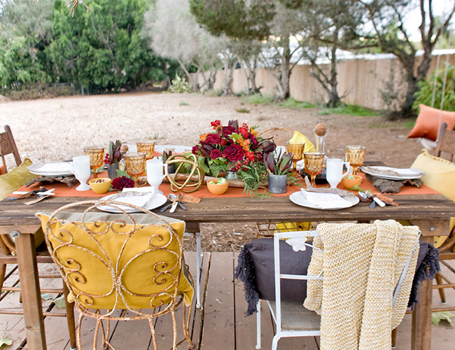 Squash and Berries Fall Dinner Party Inspired By This