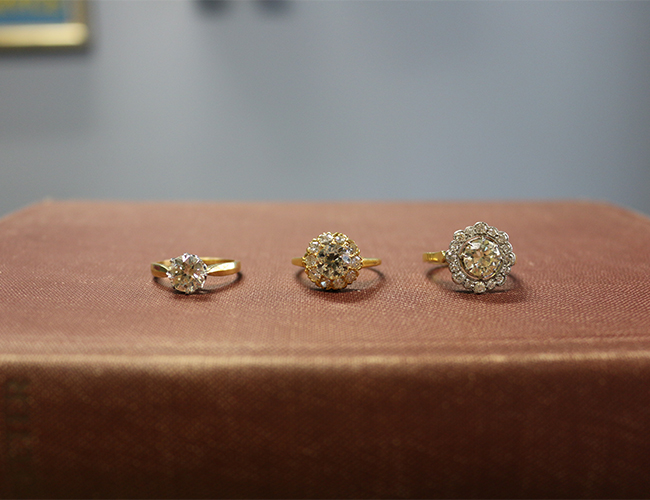 Trumpet & Horn Vintage Engagement Rings Inspired By This