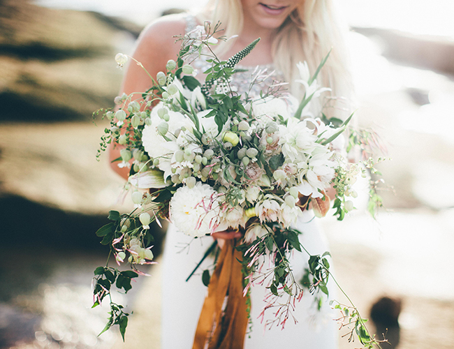 Inspired By This Massachusetts Seaside Bridal Inspiration
