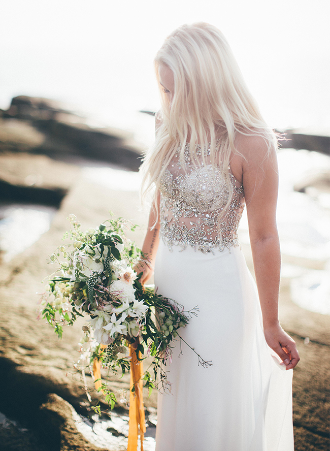 Inspired By This Massachusetts Seaside Bridal Inspiration