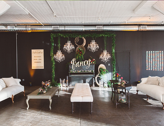 Inspired By This Industrial Glam Loft Party