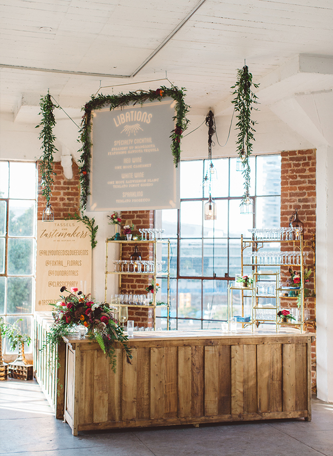 Inspired By This Industrial Glam Loft Party