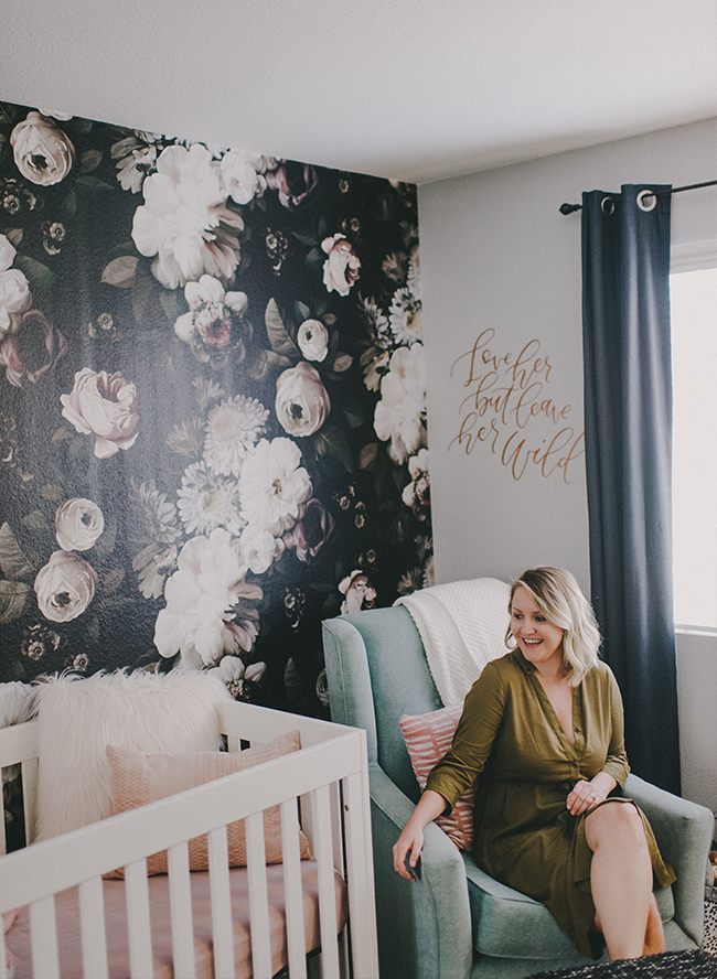 FLORAL WALLPAPER FOR THE NURSERY pediped blog