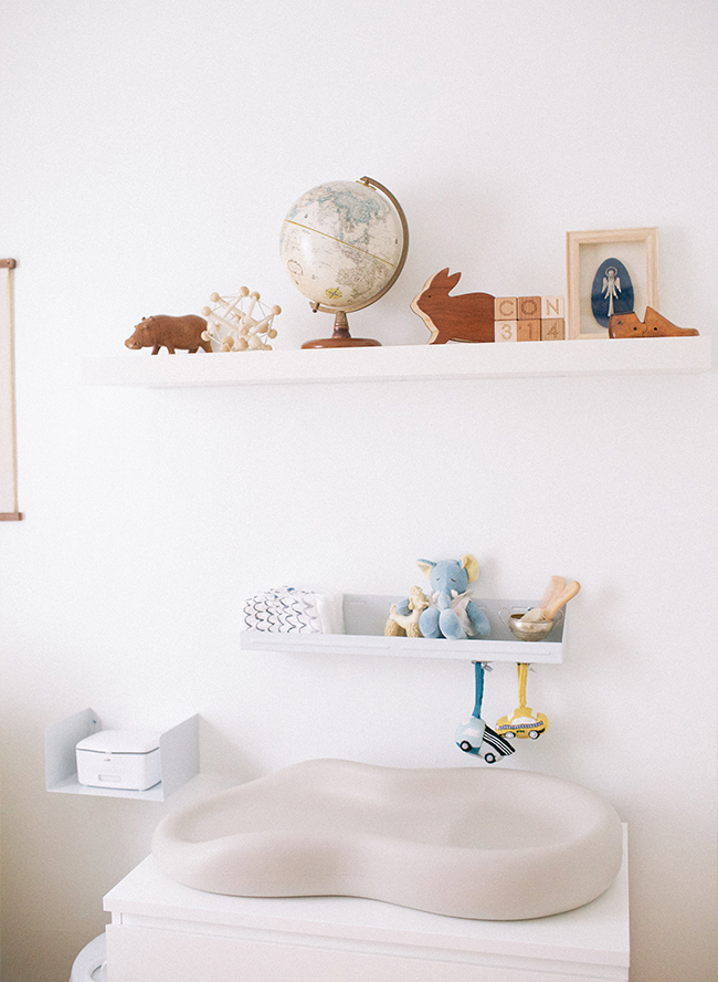 White Nursery with Wood Accents Inspired By This