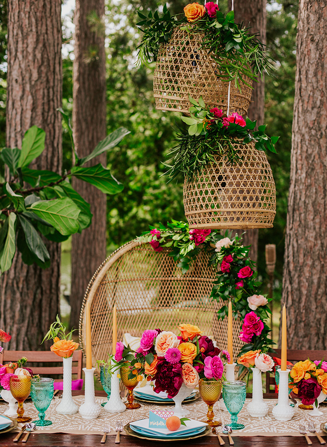 Bold & Bright 70s Themed Bridal Shower Inspired By This