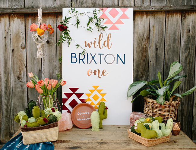 Southwestern Cactus First Birthday Party Inspired By This