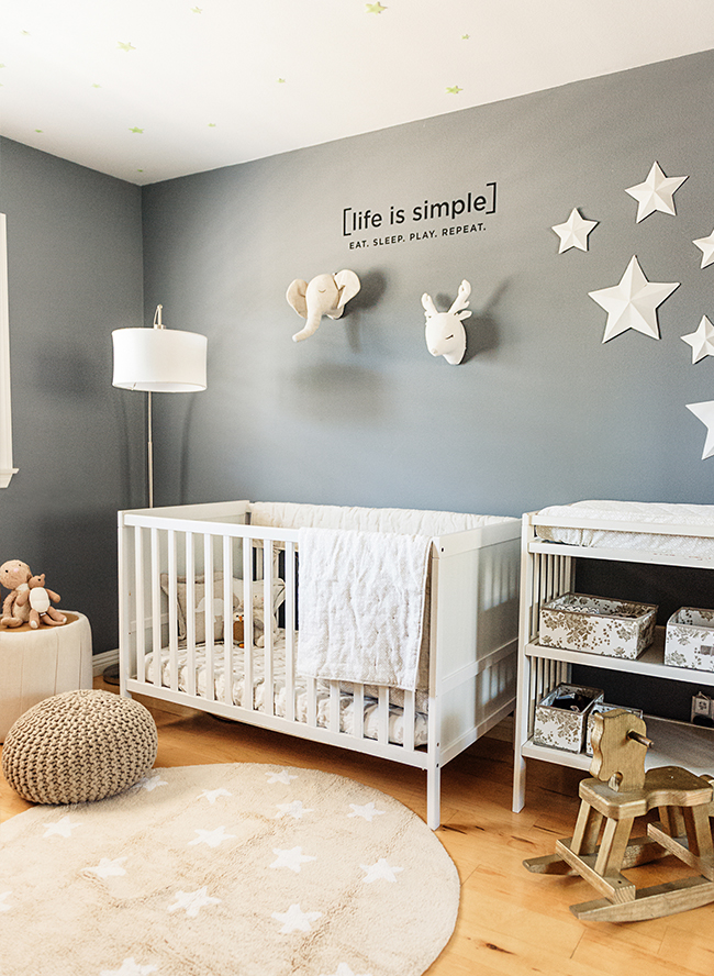Our Editor's Cream & Grey Animal Nursery Inspired By This
