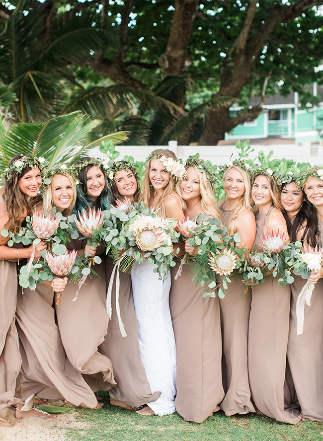 Intimate Oahu Wedding with DIY Elements Inspired By This